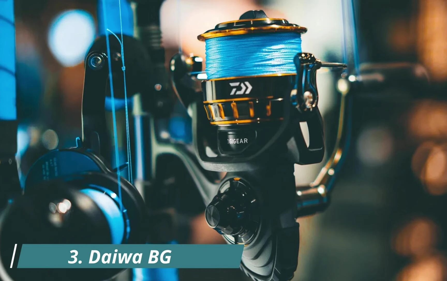 Daiwa BG Spinning Reel shown