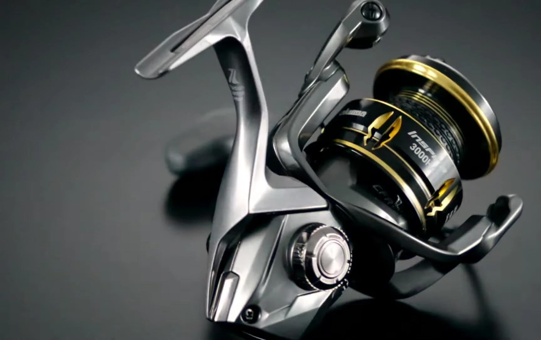 The Okuma Inspira spinning reel displayed