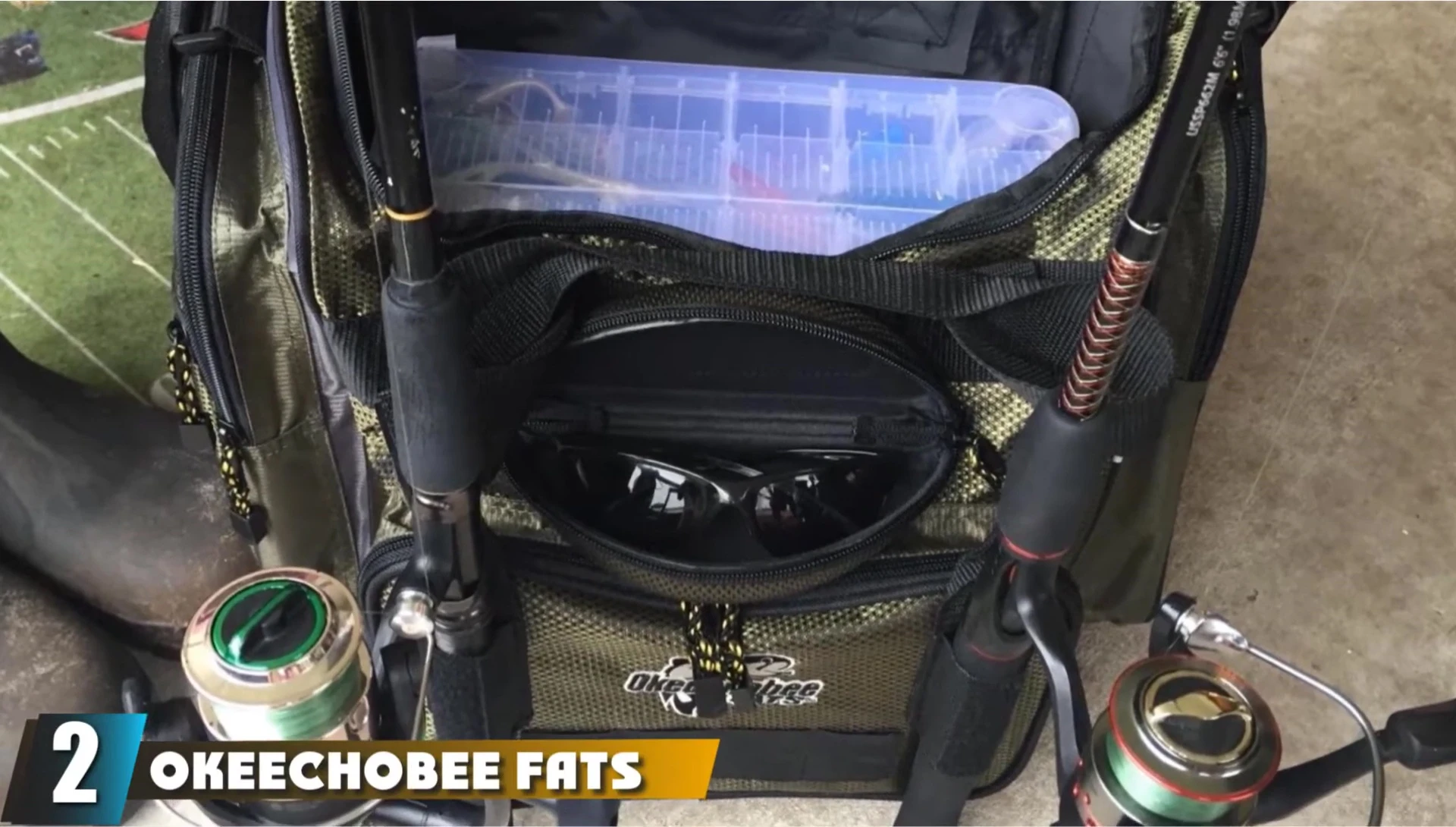 Okeechobee Fats Fisherman Deluxe Tackle Bag exterior
