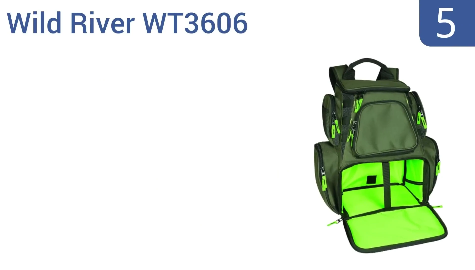 The Wild River WT3606 tackle backpack