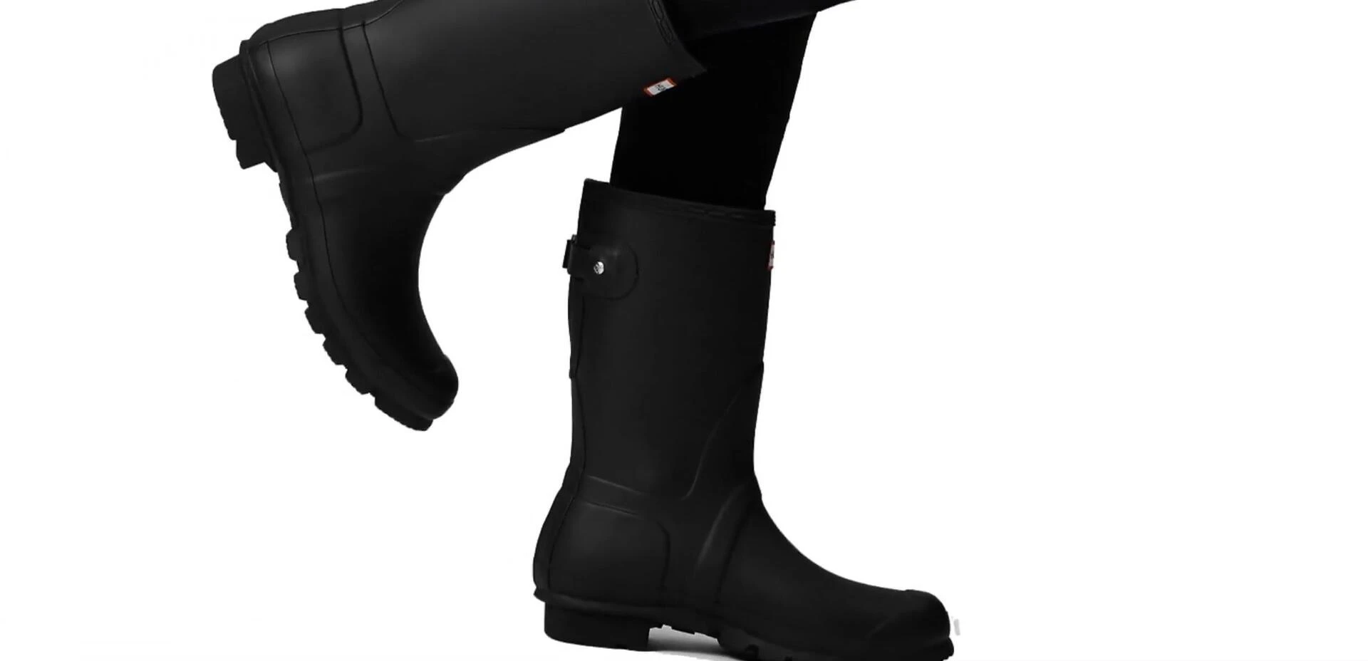 The boots being worn stylishly